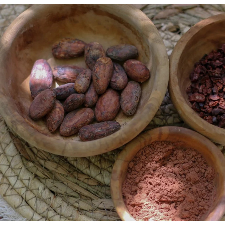 fève cacao cru brut crues