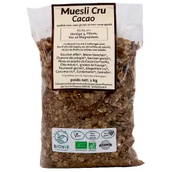 muesli cacao cru sachet 1KG