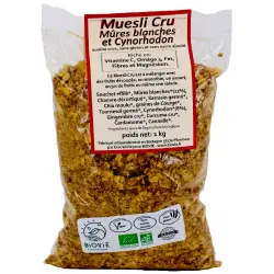 muesli aux mure blanches cynorhodon cru 1KG