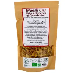 muesli aux mure blanches cynorhodon cru 500G
