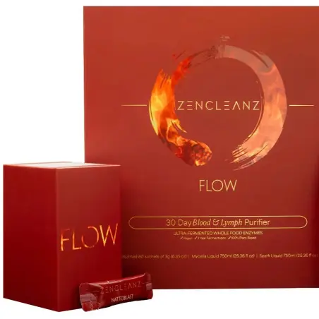 Kit para limpeza do sangue e da linfa - ZenCleanz FLOW