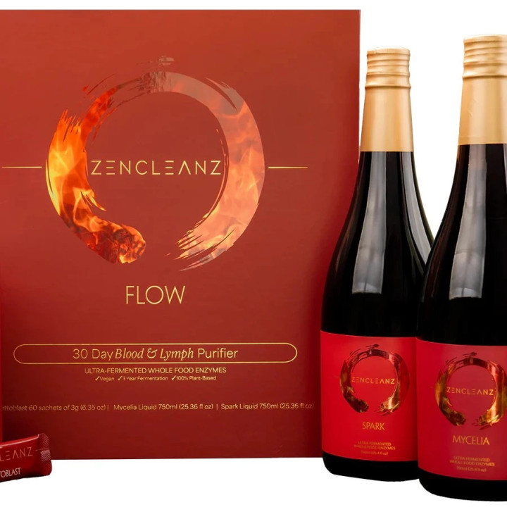 ZenCleanz FLOW – cura enzimatica 30 giorni (sangue, linfa) | Biovie