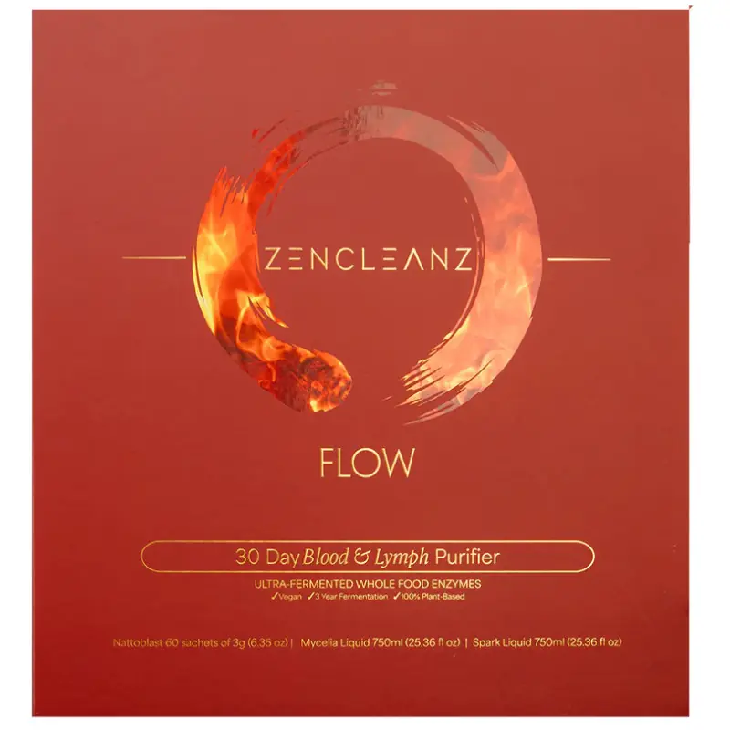 ZenCleanz FLOW - Enzymatische kuur 30 dagen | Biovie: 30-daags programma op basis van plantaardige enzymen