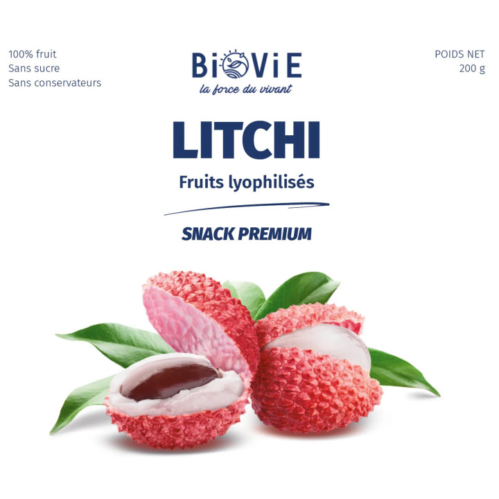 Lichia liofilizada: lanche crocante fonte de vitamina C | Biovie