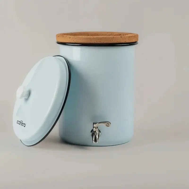 Ecofiltro 5L Lichtblauw: Waterzuiveraar van klei