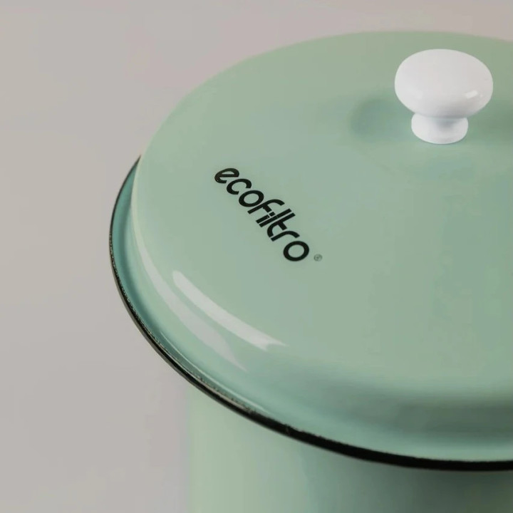 Ecofiltro 5L Minzgrün: Wasserreiniger aus Ton