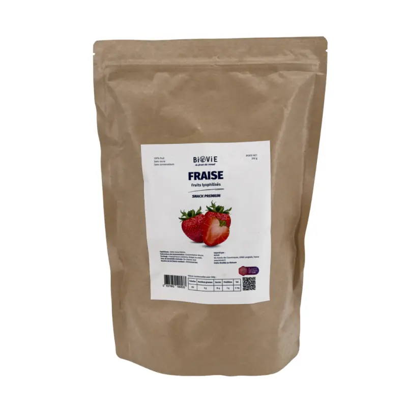 Fragole Liofilizzate Croccanti - 200g di Gusto Unico