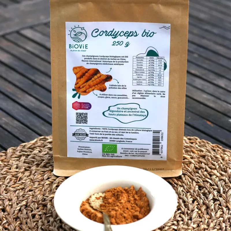 Bio Cordyceps Pulver (250 g)