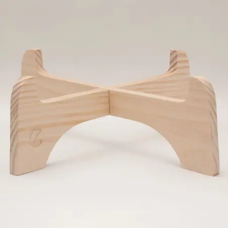 Soporte de madera para Ecofiltro 20L: Purificador de agua natural y duradero