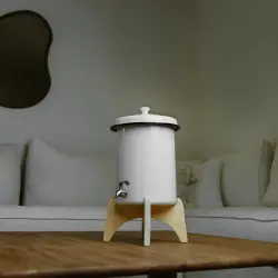 Ecofiltro 5L wit: Waterzuiveraar van klei