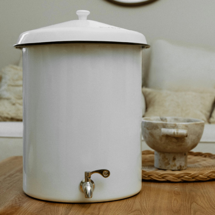 Ecofiltro Blanc: Keramik-Wasserfilter für reines Wasser (20L)