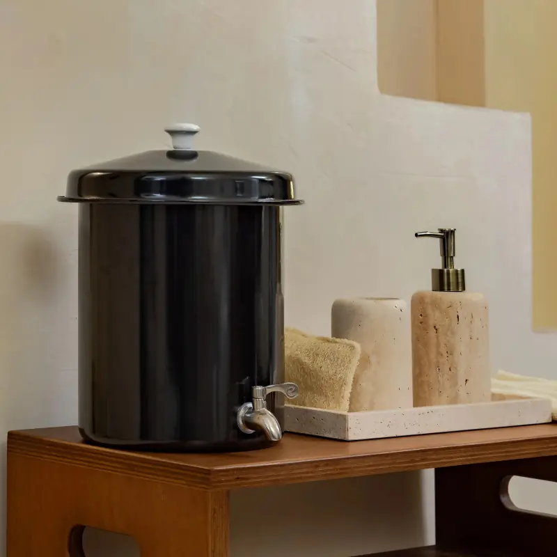 Filtro Ecofiltro 5L Preto: Purificador de água de argila
