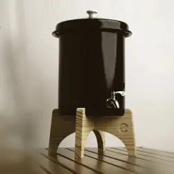 Filtro Ecofiltro 5L Nero: Purificatore d'acqua in argilla