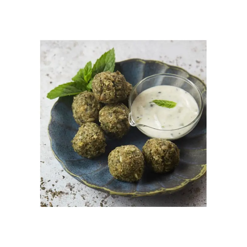 foto van falafel uit het boek "algen in het dagelijks leven"