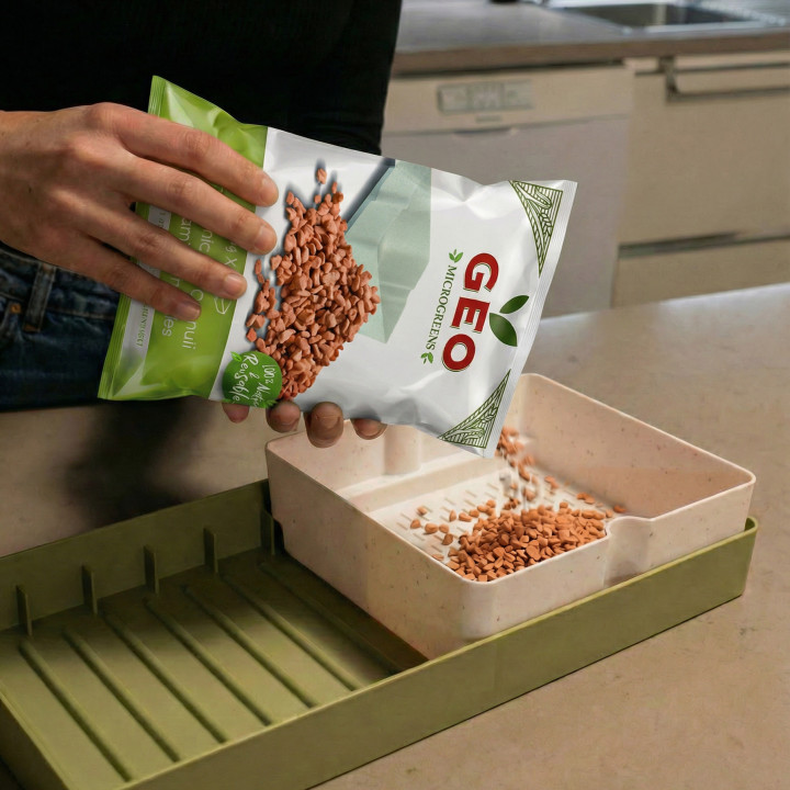 Substrat naturel pour microgreens - GEO Bavicchi