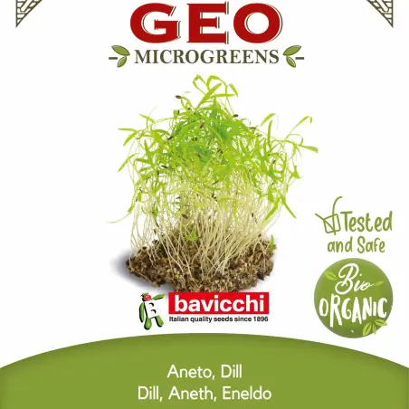 Organic Dill Seeds for Growing Microgreens (15 g / 150 g) | Biovie