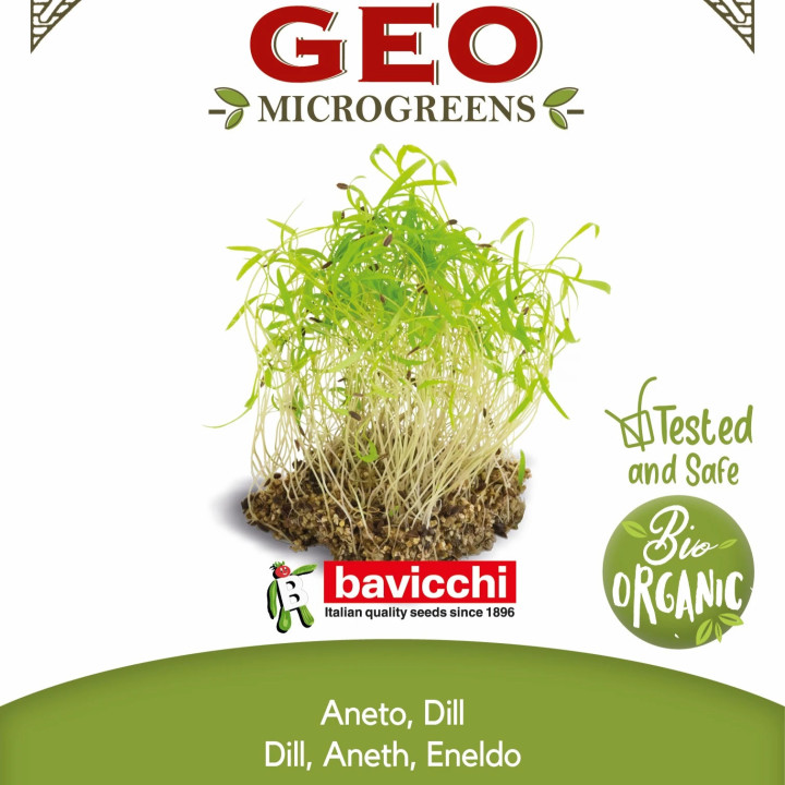 Organic Dill Seeds for Growing Microgreens (15 g / 150 g) | Biovie