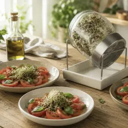 Germogliatore Geo Jar - barattolo in vetro per germogli biologici | Biovie Germogliatore Geo Jar - barattolo in vetro per germogli biologici | Biovie