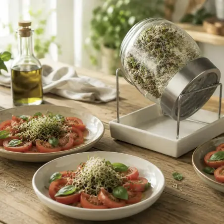 Germoir Geo Jar - bocal en verre à graines germées bio | Biovie