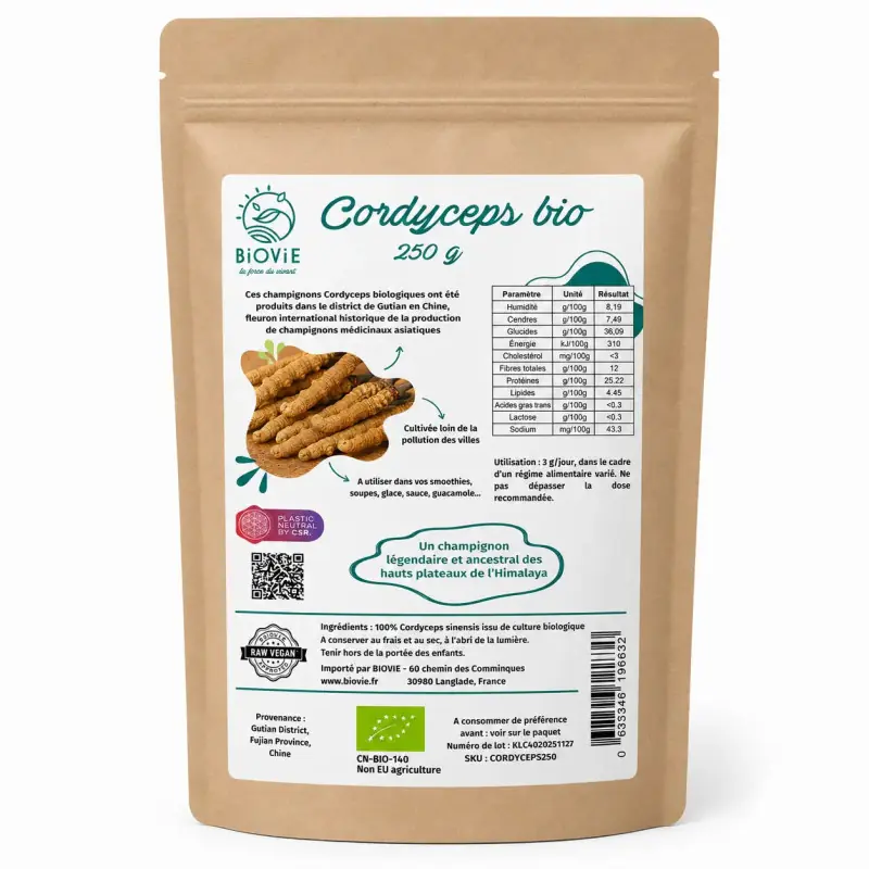 Cordyceps w proszku BIO (250 g)