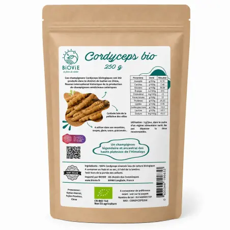 Cordyceps w proszku BIO (250 g)