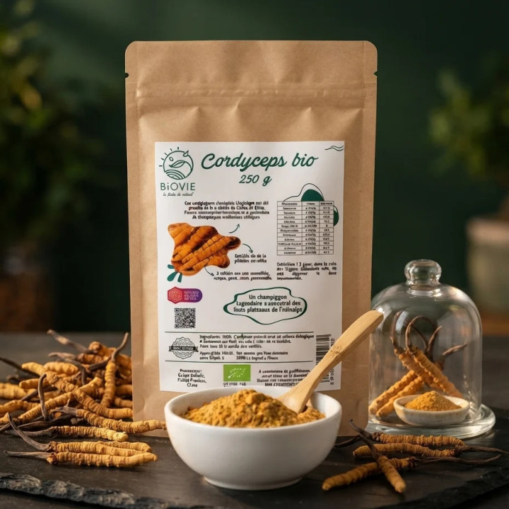 Biologische Cordyceps poeder (250 g)