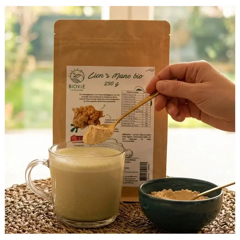Soplówka jeżowata (Lion's Mane) w proszku BIO (250 g)
