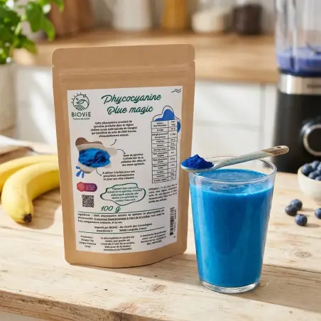 Phycocyanina in polvere BIO - spirulina blu 100% pura | Biovie