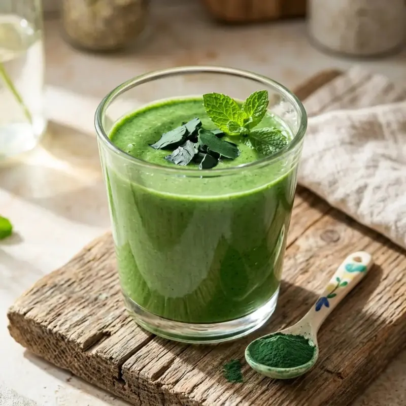 Spiruline en poudre bio 500 g, riche en phycocyanine | Biovie