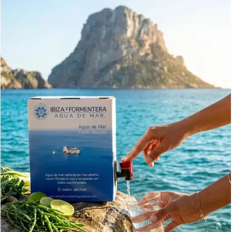 Plasma marin hypertonique 3 L (Bag-in-Box) - Eau de mer d'Ibiza | Biovie
