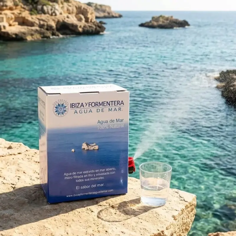 Plasma marin hypertonique 3 L (Bag-in-Box) - Eau de mer d'Ibiza | Biovie