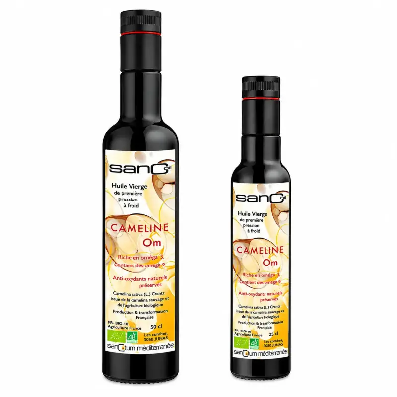 Aceite de camelina orgánico francés - rico en omega 3 | Biovie