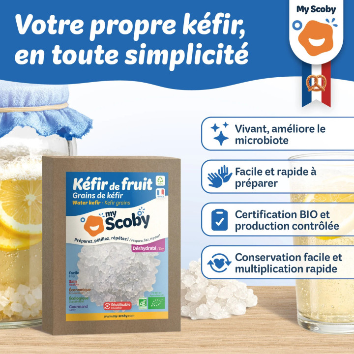 Pacote completo Kefir de fruta BIO