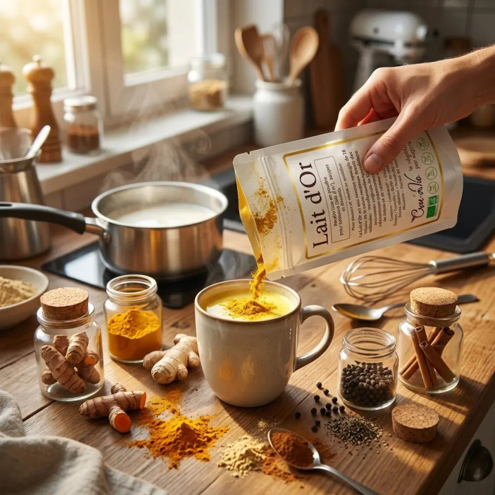 Biologische gouden melkpoeder (100g)