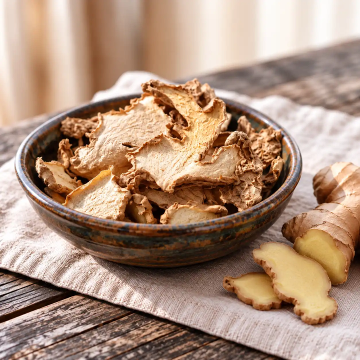 Organic dried ginger slices (low temperature) | Biovie