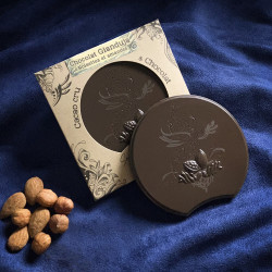 Tablette Gianduja noisettes & amandes, cacao cru BIO - Songes et Cacao - 50 g
