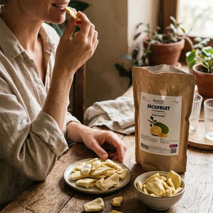 Freeze-dried jackfruit (jackfruit) with no added sugar | Biovie