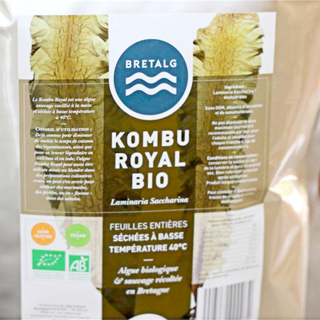 Royal Kombu leaves dried algae low temperature