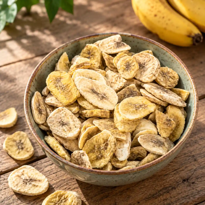 Gevriesdroogde banaan uit Vietnam 200 g, zonder suiker | Biovie