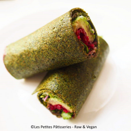 recette wrap épinards version crue