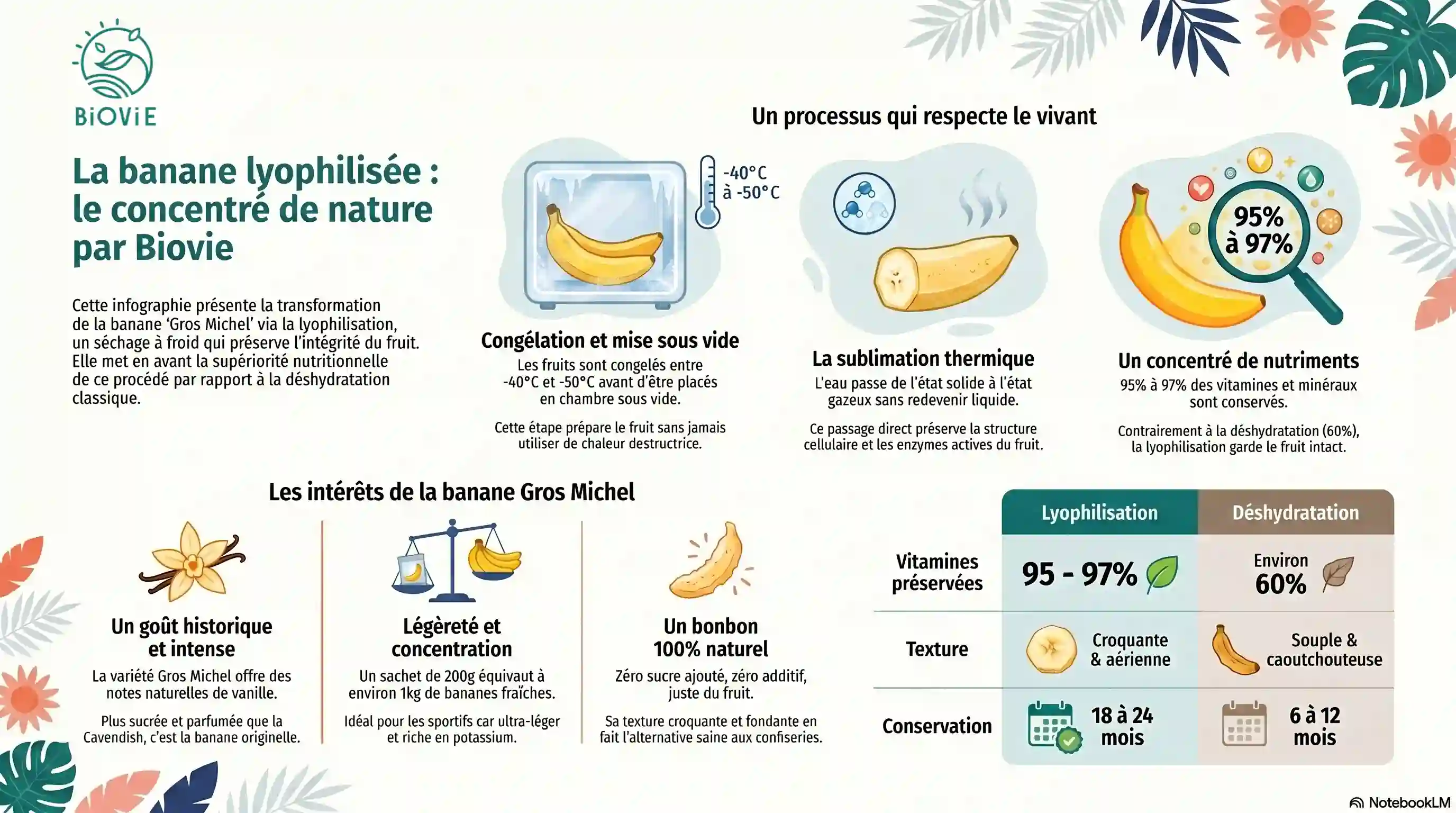 BANANE INFOGRAPHIE