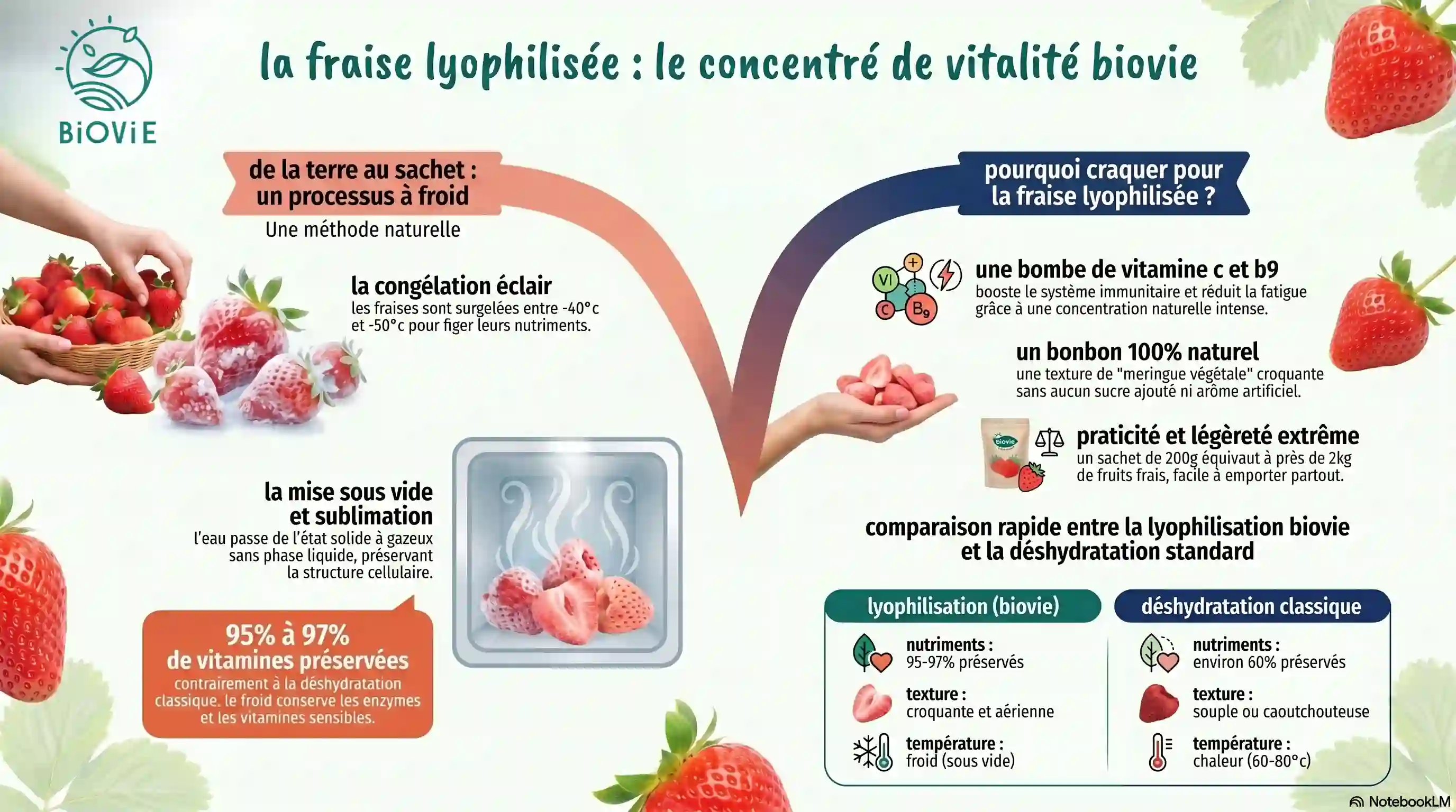FRAISE LYOPHILISEE