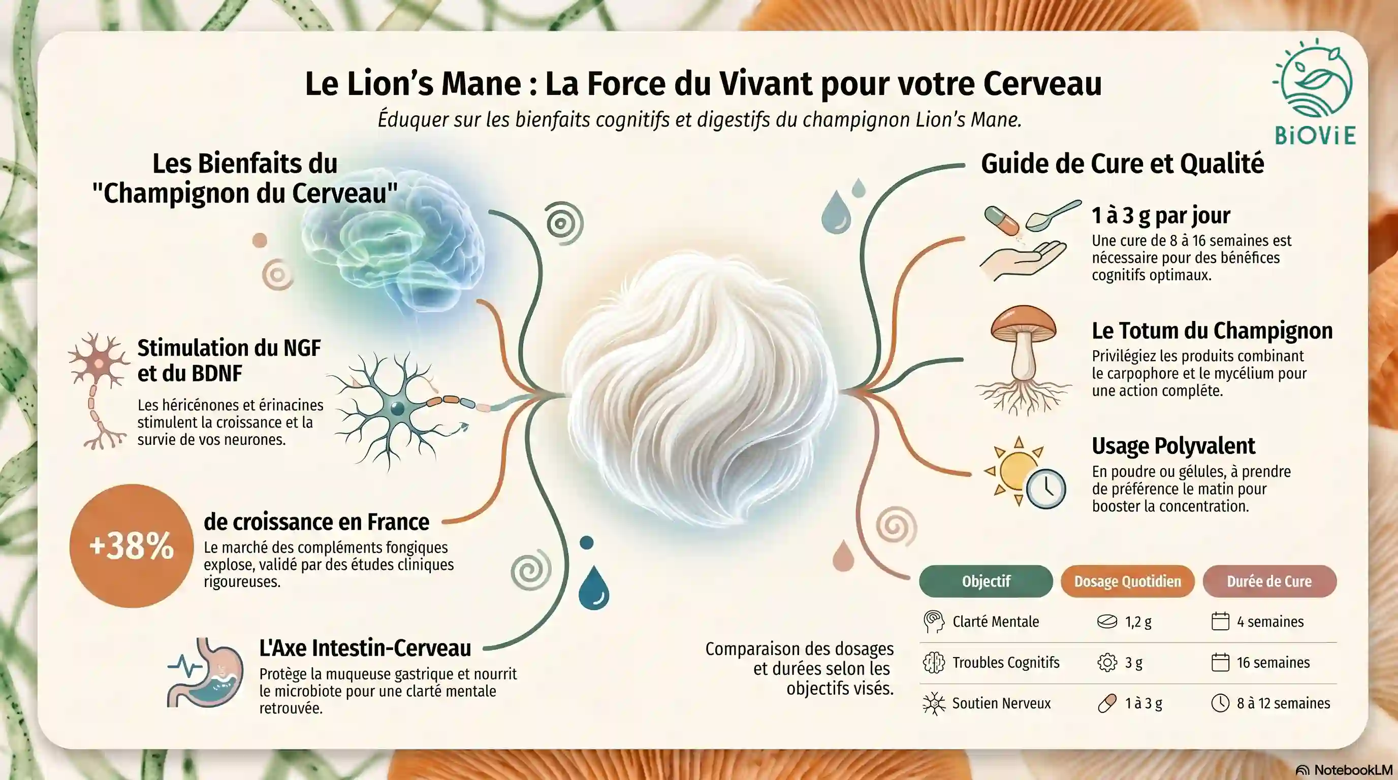 infographie lions mane