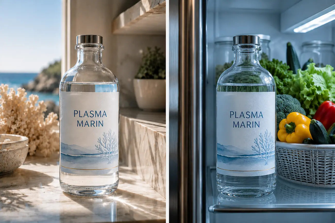 Conservation et manipulation du plasma marin