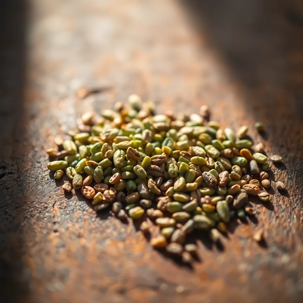 Grains de café verts avant décaféination