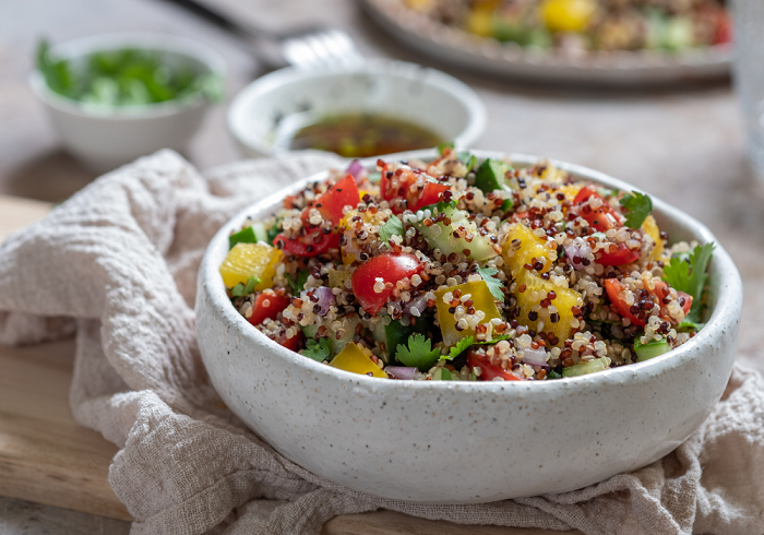 Salade de quinoa méditerranéenne