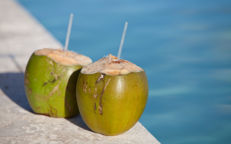 bienfaits de l'eau de coco sur la santé cardiovasculaire et rénale