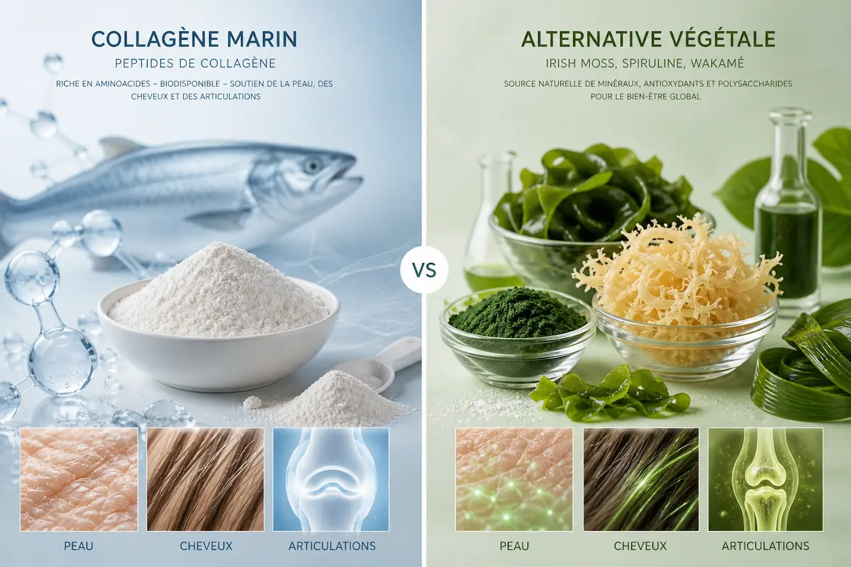 Collagène marin ou végétal : le comparatif complet