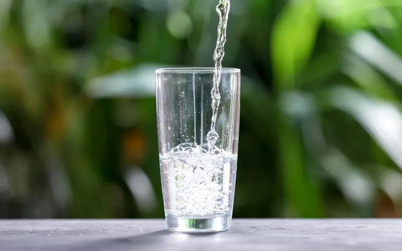 Eau du robinet filtrée