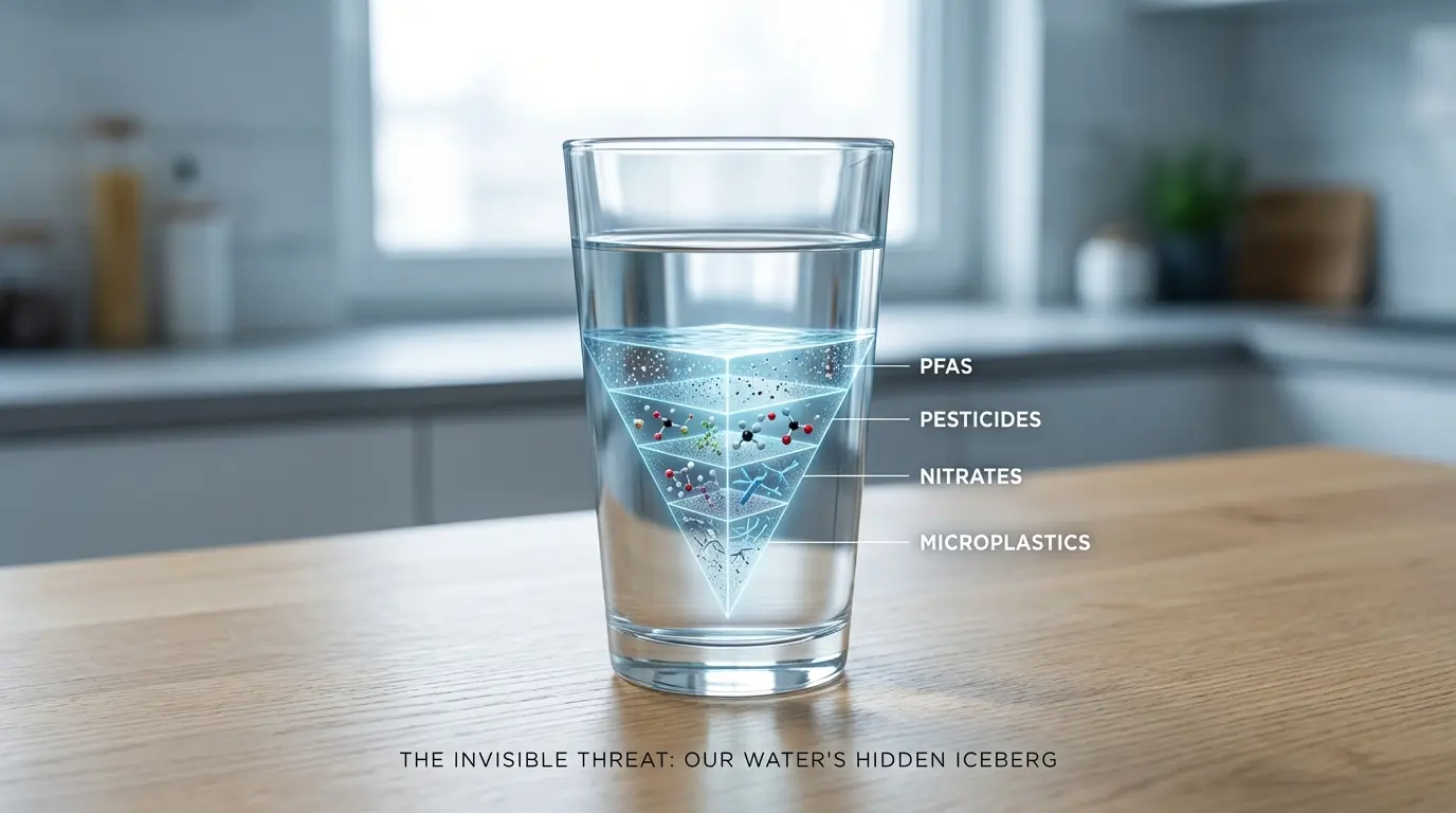 Ce que contient réellement votre eau du robinet en 2025